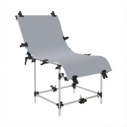 GlareOne tło PVC 60x130cm - szare