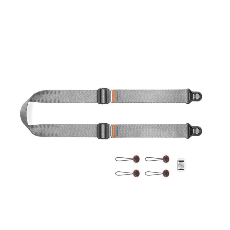 Pasek na szyję lub ramię SLIDE LITE ASH v3 popielaty do lekkich aparatów