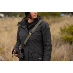 Pasek na szyję lub ramię SLIDE LITE SAGE v3 szarozielony do lekkich aparatów