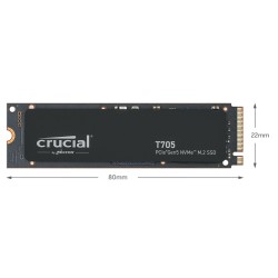 Crucial T705                 4TB PCIe Gen5 NVMe M.2 SSD