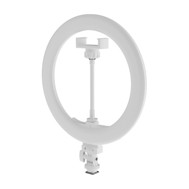 Lampa pierścieniowa LED Newell RL-10A Arctic White + statyw