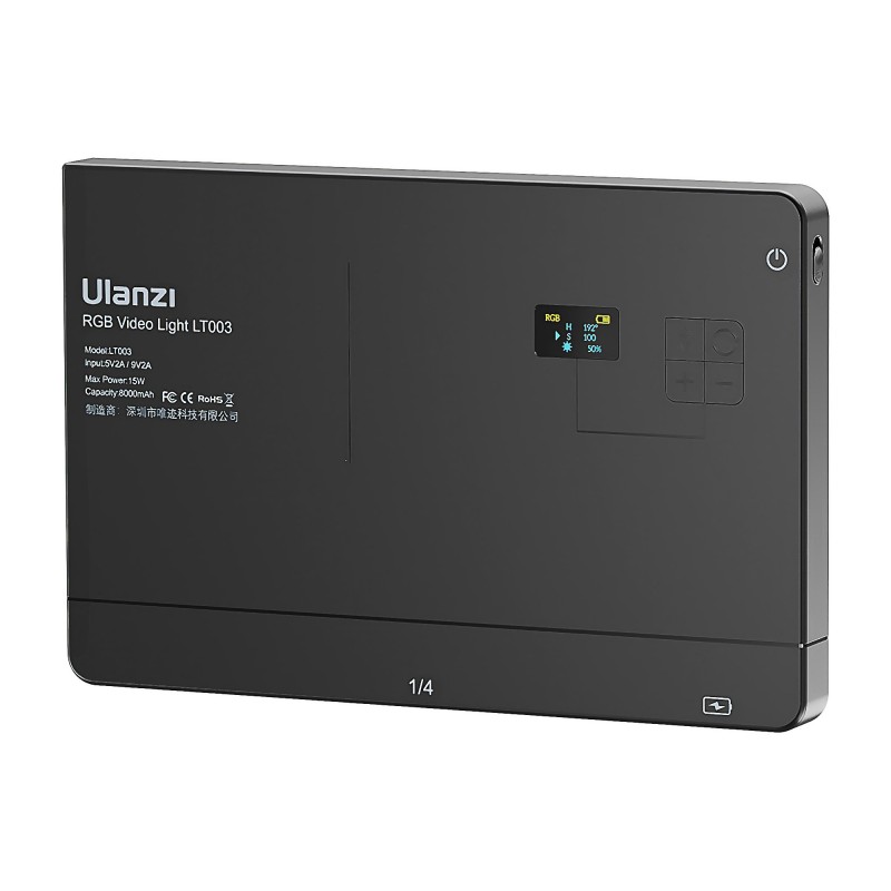 Lampa LED Ulanzi LT003 - RGB, WB (2500 K - 9000 K)