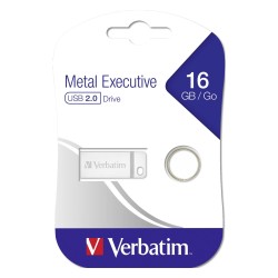 Verbatim metalowa Executive 16GB USB 2.0 srebrny