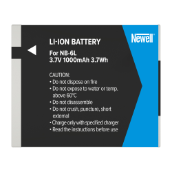 Akumulator Newell zamiennik NB-6L do Canon