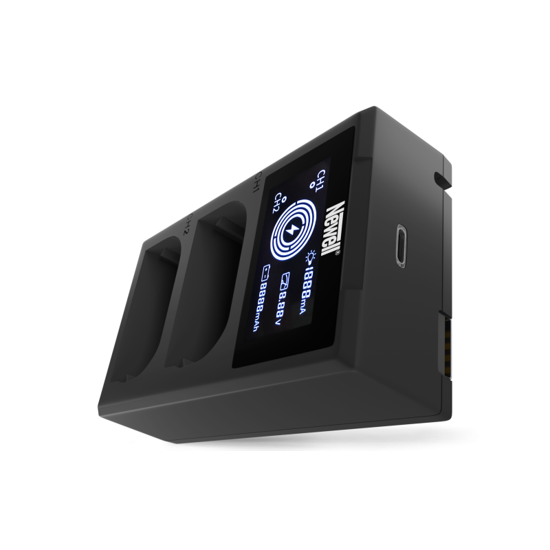 Ładowarka dwukanałowa Newell FDL-USB-C do akumulatorów LP-E6 do Canon