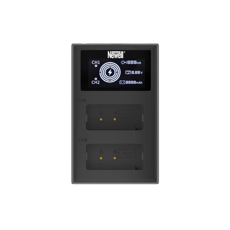 Ładowarka dwukanałowa Newell FDL-USB-C do akumulatorów LP-E17 do Canon