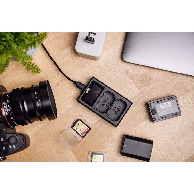 Ładowarka dwukanałowa Newell FDL-USB-C do akumulatorów LP-E12 do Canon