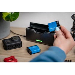 Ładowarka trójkanałowa Newell USB-C do GoPro 5 / 6 / 7 / 8 / 9 / 10 / 11