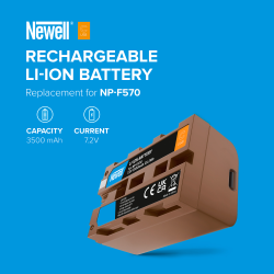 Akumulator Newell zamiennik NP-F570 USB-C do Sony