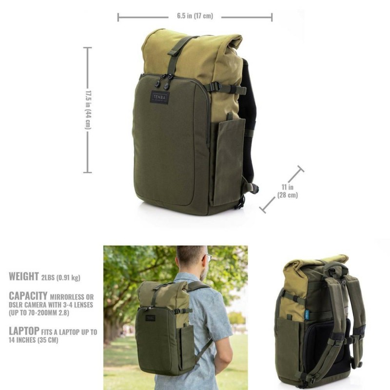 Tenba Fulton v2 14L Tan/Olive