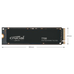Crucial T700                 1TB PCIe Gen5 NVMe M.2 SSD