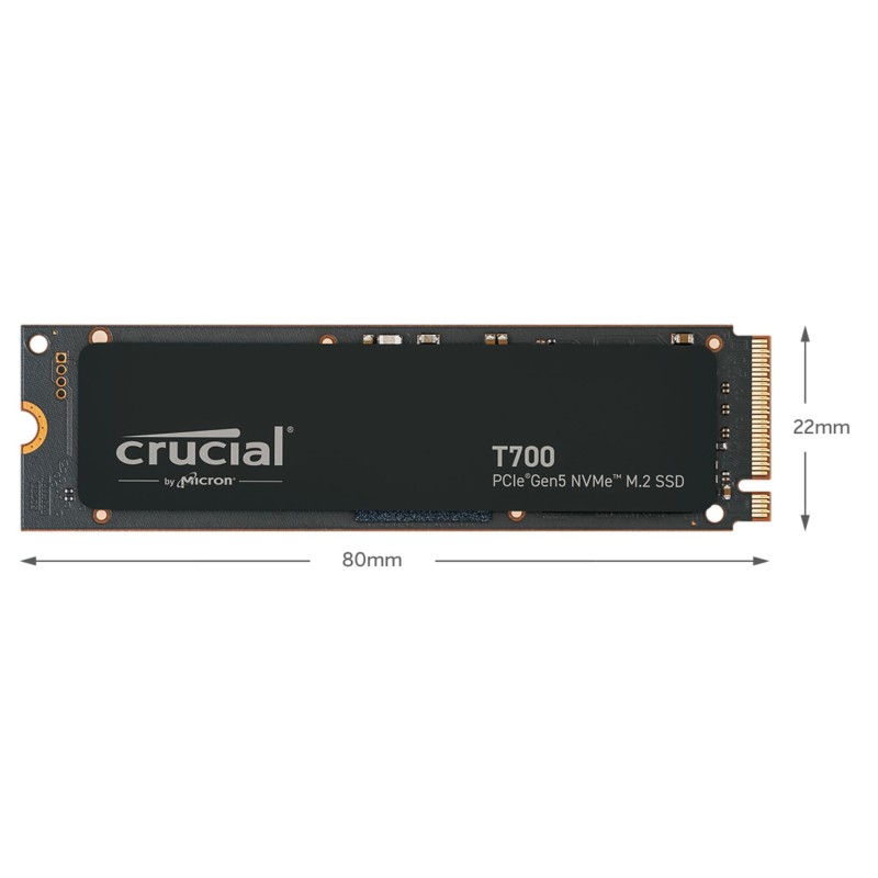 Crucial T700                 1TB PCIe Gen5 NVMe M.2 SSD