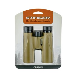 Carson Stinger 12x32 - Lornetka Terenowa Profesjonalna 12x Powiększenie, 32mm Średnica Obiektywu