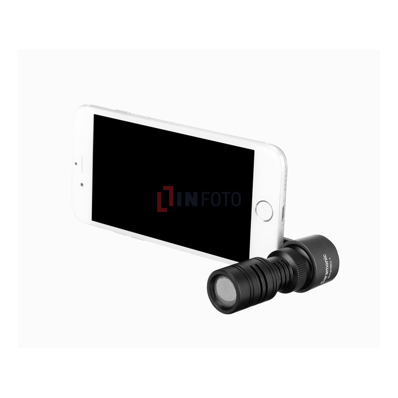 Mikrofon pojemnościowy Saramonic SmartMic+ do smartfonów ze złączem mini Jack TRRS