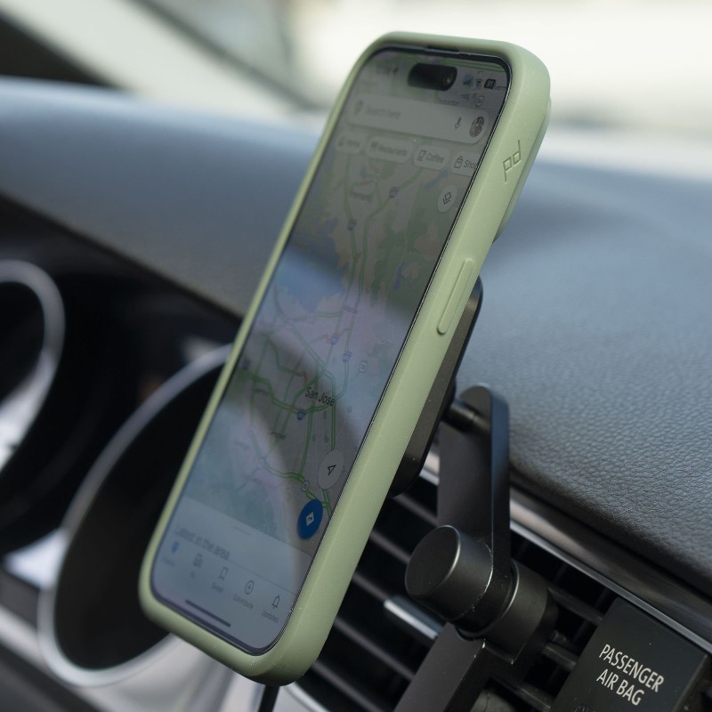 Peak Design Mobile Car Mount Vent Charging - Magnetyczny Uchwyt Samochodowy Do Telefonu Na Kratkę z Bezp. Ładowarką - Czarny