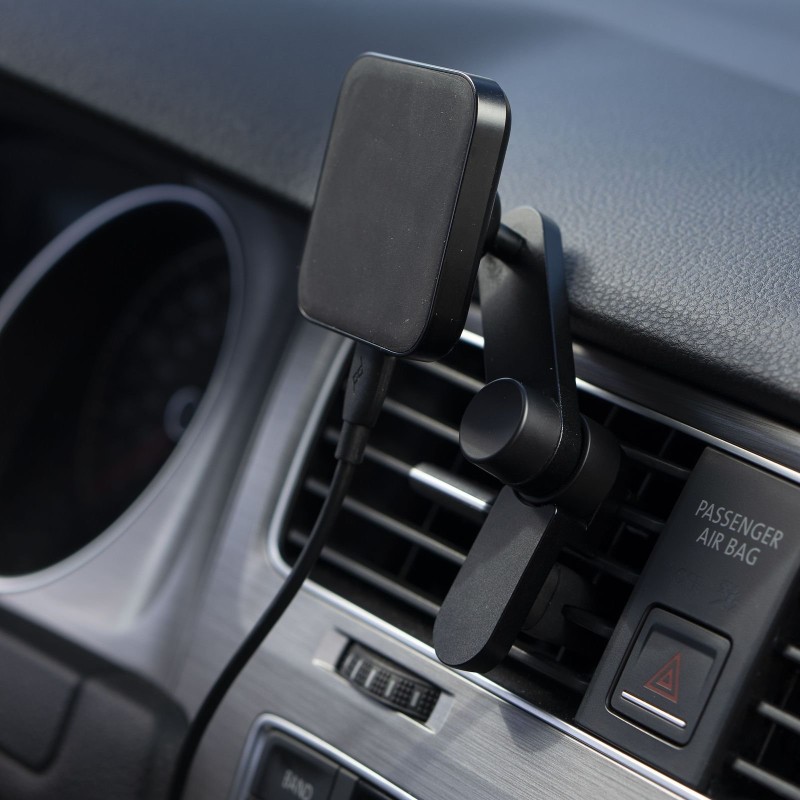 Peak Design Mobile Car Mount Vent Charging - Magnetyczny Uchwyt Samochodowy Do Telefonu Na Kratkę z Bezp. Ładowarką - Czarny