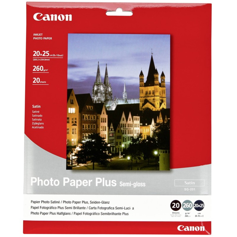Canon SG-201 20x25 cm 8x10 20 kartek, 260 g