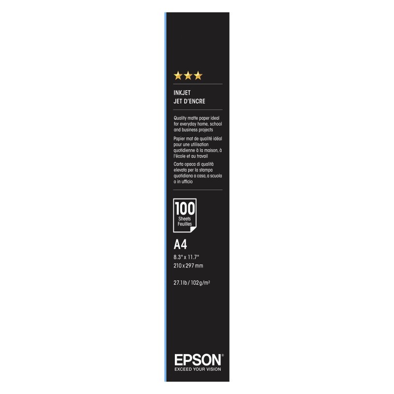 Epson Photo Quality Inkjet Paper A 4, 100 arkuszy, 102 g S 041061