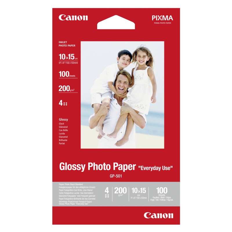 Canon GP-501 10x15, glossy 200 g, 100 kartek