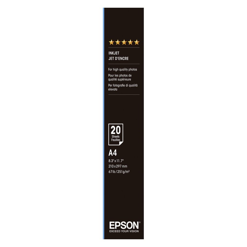 Epson Premium Semigloss Photo A 4, 251 g, 20 kartek S 041332