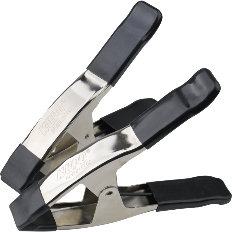 Kupo KCP-359-BK 9in Steel Spring A Clamp - Black (Set of 2)