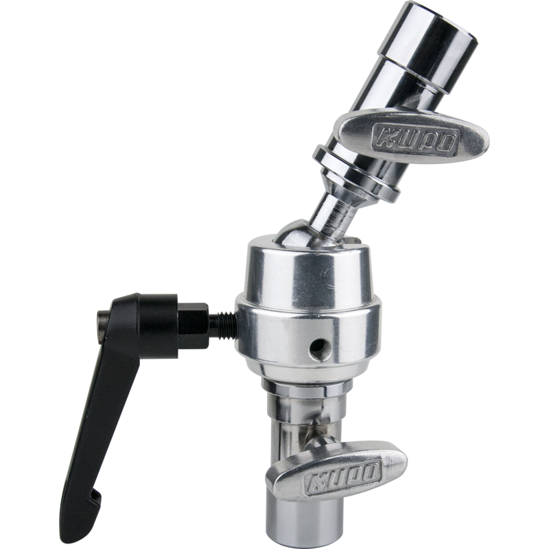 Kupo KCP-412 5/8" Swivel Super Grip Double Baby Receiver