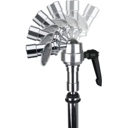 Kupo KCP-412 5/8" Swivel Super Grip Double Baby Receiver