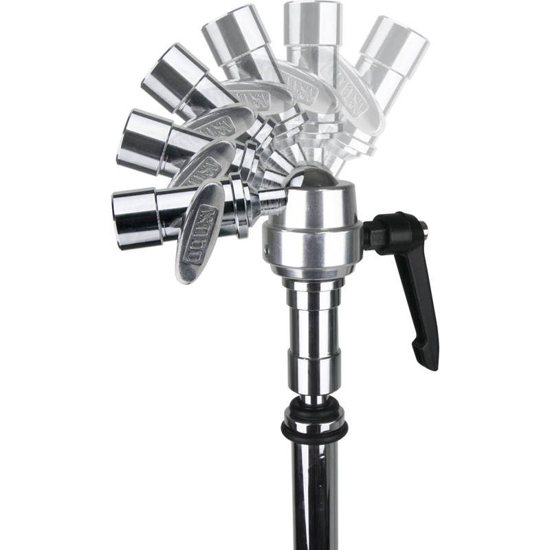 Kupo KCP-412 5/8" Swivel Super Grip Double Baby Receiver