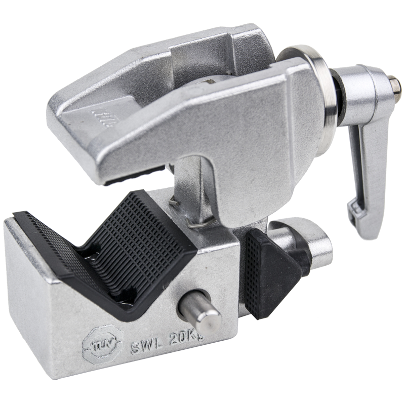 Kupo KCP-710 Convi Clamp with Adjustable Handle - Silver