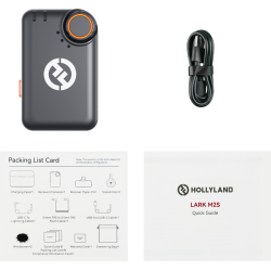 Hollyland LARK M2S Camera Receiver (Space Gray) Fit for Lark M2S