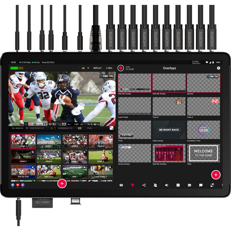 YoloLiv YoloBox Extreme - All-in-One Multi-Camera Live Streaming and Switching System