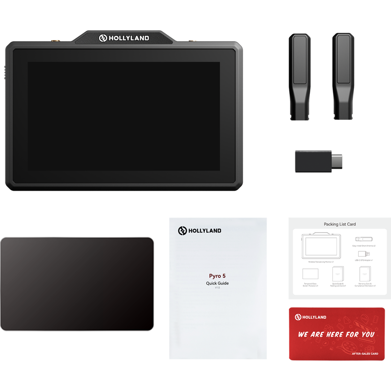 Hollyland Pyro 5 Wireless Transceiving Monitor