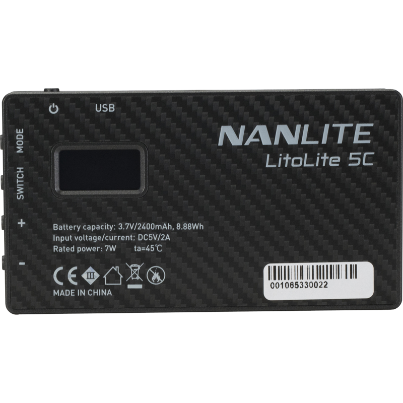 Nanlite LitoLite 5C RGBWW LED Pocket Light