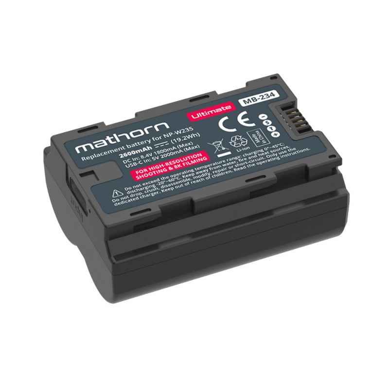 Bateria Mathorn MB-234 Ultimate 2600mAh USB-C zamiennik NP-W235