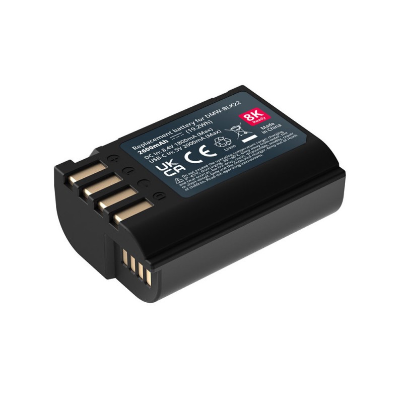 Bateria Mathorn MB-254 Ultimate 2600mAh USB-C zamiennik DMW-BLK22 (Nowość!)