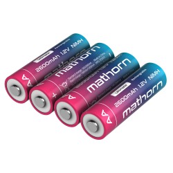 Zestaw akumulatorów Mathorn Ultimate AA NiMH 2600 mAh NiMH HR6 1.2V 4szt