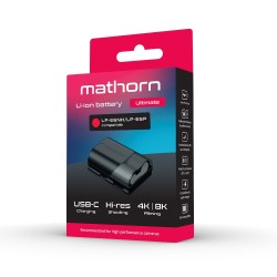 Bateria Mathorn MB-204 Ultimate 2600mAh 8A USB-C zamiennik LP-E6NH/E6P