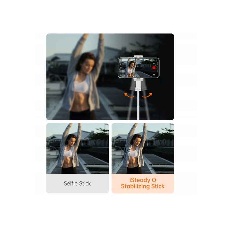 Gimbal 3in1 Do Telefonu Smartfona Hohem Isteady Q Biały