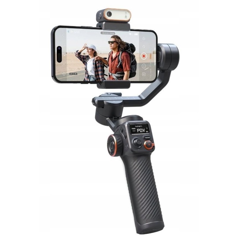 Zestaw Gimbal  Isteady M6 Kit Hohem + Lampa Led Ai Vision + Statyw Do Telefonu / Smartfona / M6 Kit