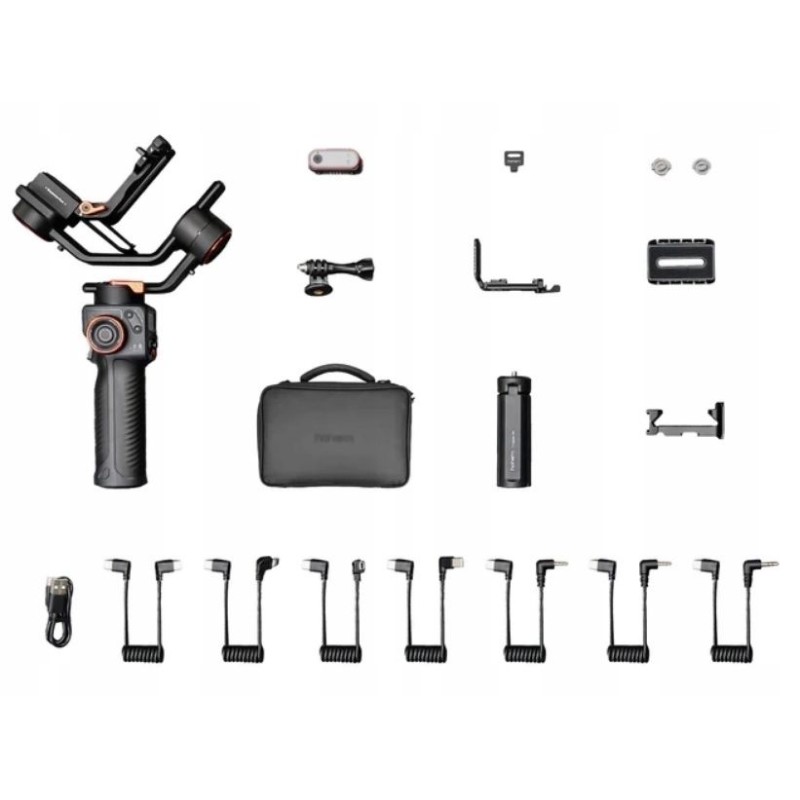 Gimbal Stabilizator Hohem Isteady Mt2 Kit + Lampa Led Ai Do Telefonu / Kamery / Aparatu Dslr Do 1,2kg