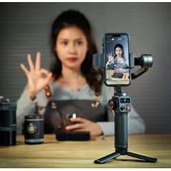 Zestaw Gimbal  Isteady M6 Kit Hohem + Lampa Led Ai Vision + Statyw Do Telefonu / Smartfona / M6 Kit