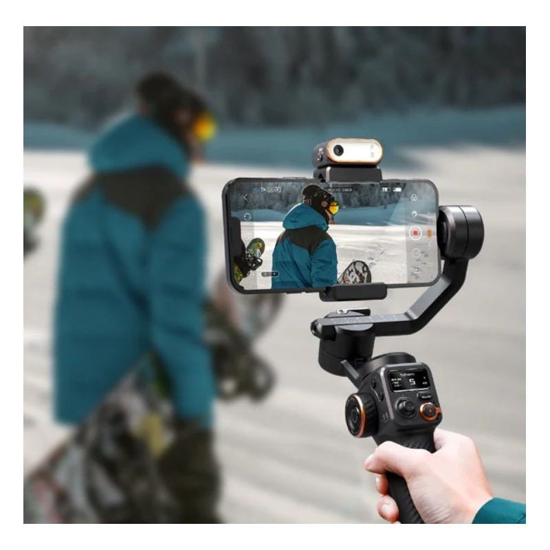 Zestaw Gimbal  Isteady M6 Kit Hohem + Lampa Led Ai Vision + Statyw Do Telefonu / Smartfona / M6 Kit