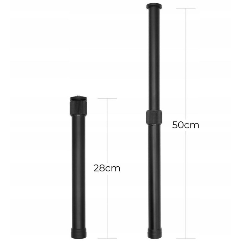 Ramię Wysięgnik Grip Uchwyt 28-50 Cm Do Gimbali Kijek Statyw 1/4" / Hohem T50