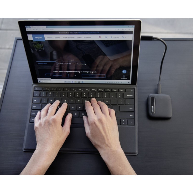 Crucial portable SSD X6    500GB USB 3.1 Gen 2 Typ-C