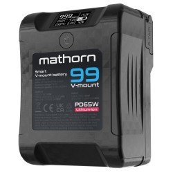 Bateria Mathorn MB-V99 6800mAh PD65W OLED USB-C 99Wh V-mount
