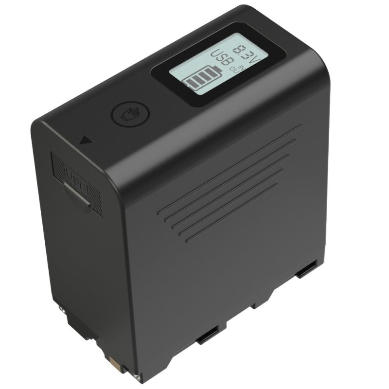 Bateria Mathorn MB-901 10500mAh 77Wh USB-C LCD for NP-F970