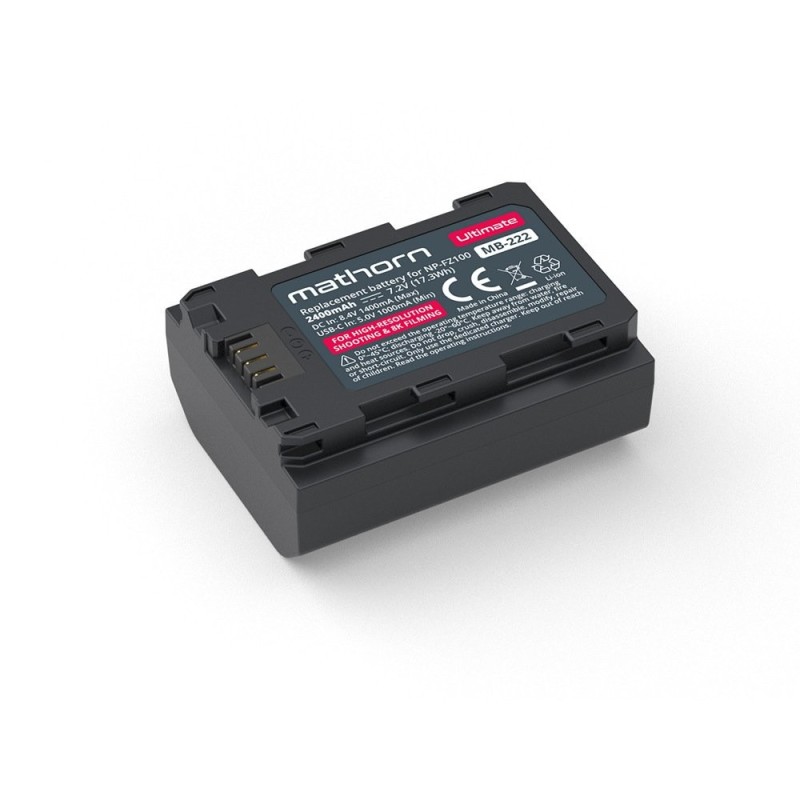 Bateria Mathorn MB-222 Ultimate 2400mAh USB-C zamiennik NP-FZ100